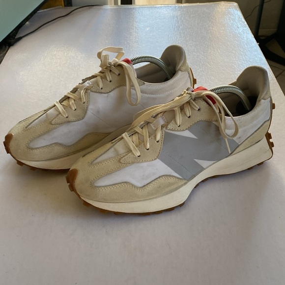 NEW BALANCE MS327STB Turtle Dove Munsell White Sneakers Men’s Size 10 US - Picture 2 of 9